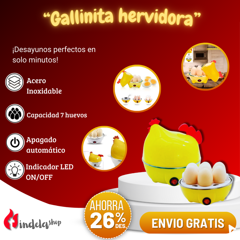 GALLINA HERVIDORA DE HUEVOS